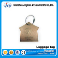 Fancy creative luggage tags custom house shape luggage bag tags for promotion